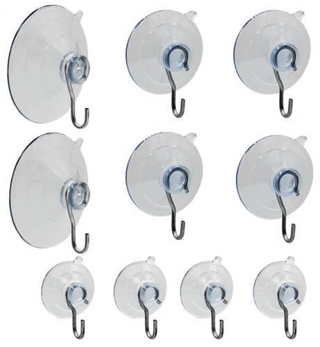 Suction cup hooks - hooks, combo