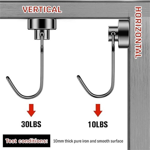 Pack 110lbs magnetic hooks - 110lbs,