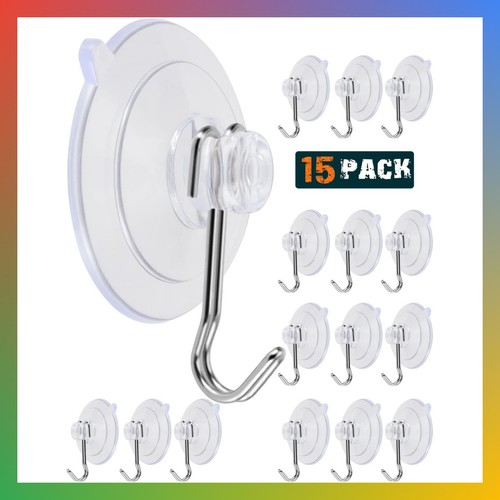 Suction cup hooks 15pack - cup,