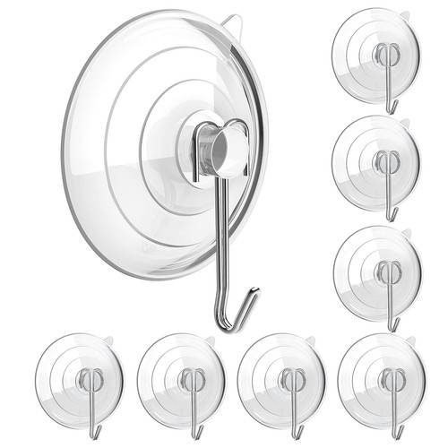 Hangerspace suction cup hooks - suction,
